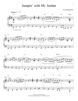 page one of Jumpin' With Mr. Jordan (Educational Piano)