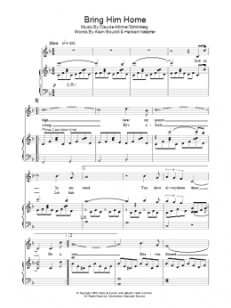 page one of Bring Him Home (from Les Miserables) (Piano, Vocal & Guitar Chords)