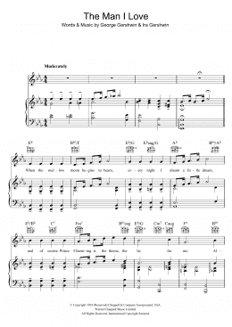 page one of The Man I Love (Piano, Vocal & Guitar Chords)