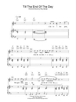 page one of Till The End Of The Day (Piano, Vocal & Guitar Chords)