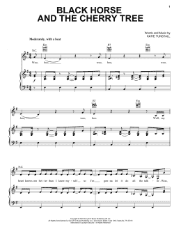 page one of Black Horse And The Cherry Tree (Piano, Vocal & Guitar Chords (Right-Hand Melody))