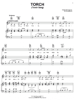 page one of Torch (Torch Song) (Piano, Vocal & Guitar Chords (Right-Hand Melody))