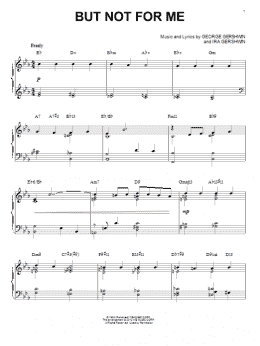 page one of But Not For Me [Jazz version] (arr. Brent Edstrom) (Piano Solo)