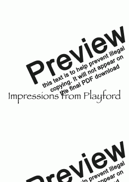 page one of Impressions from Playford