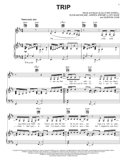 page one of Trip (Piano, Vocal & Guitar Chords (Right-Hand Melody))