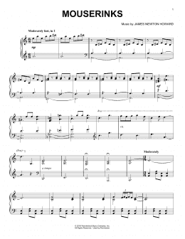 page one of Mouserinks (from The Nutcracker and The Four Realms) (Piano Solo)