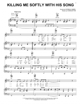page one of Killing Me Softly With His Song (Vocal Pro + Piano/Guitar)