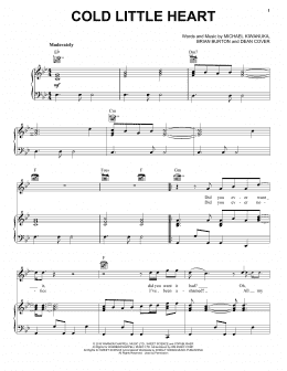 page one of Cold Little Heart (theme from Big Little Lies) (Piano, Vocal & Guitar Chords (Right-Hand Melody))