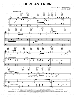 page one of Here And Now (Vocal Pro + Piano/Guitar)