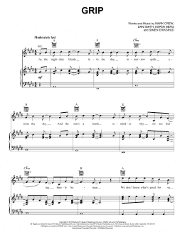 page one of Grip (Piano, Vocal & Guitar Chords (Right-Hand Melody))