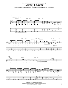 page one of Lover, Leaver (Guitar Tab)