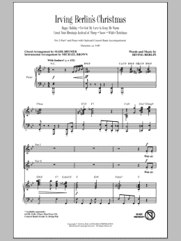 page one of Irving Berlin's Christmas (Medley) (2-Part Choir)