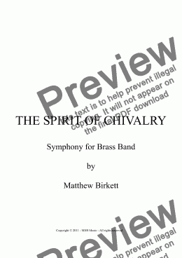 page one of The Spirit of Chivalry