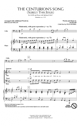 page one of The Centurion's Song (Surely This Jesus) (arr. Douglas Nolan) (SATB Choir)
