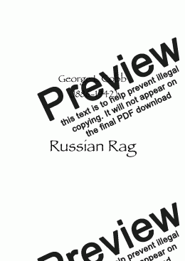page one of Russian Rag