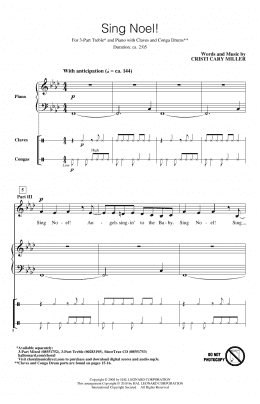 page one of Sing Noel! (3-Part Treble Choir)
