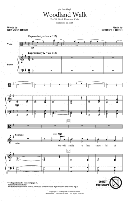 page one of Woodland Walk (2-Part Choir)