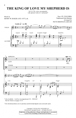 page one of The King Of Love My Shepherd Is (arr. Patti Drennan) (SATB Choir)