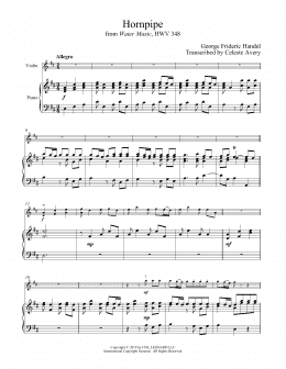 page one of Hornpipe (Violin and Piano)