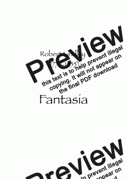 page one of Fantasia