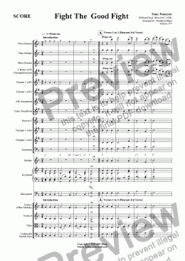 page one of Fight The Good Fight (Pentecost) - Mixed Ensemble