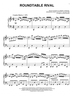 page one of Roundtable Rival (Easy Piano)