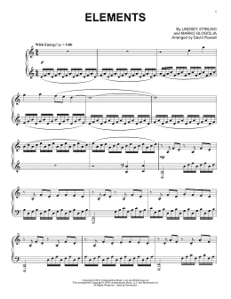 page one of Elements (Piano Solo)