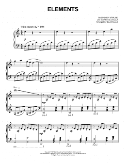 page one of Elements (Easy Piano)