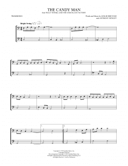 page one of The Candy Man (Trombone Duet)