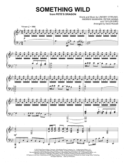 page one of Something Wild (Piano Solo)