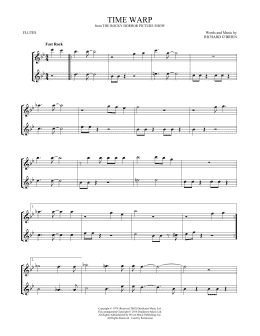 page one of Time Warp (Flute Duet)