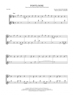 page one of Footloose (Flute Duet)