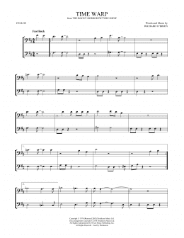 page one of Time Warp (Cello Duet)