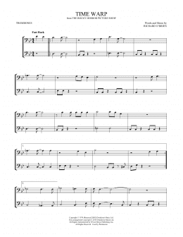 page one of Time Warp (Trombone Duet)