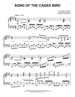 page one of Song Of The Caged Bird (Easy Piano)