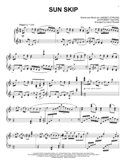 page one of Sun Skip (Piano Solo)