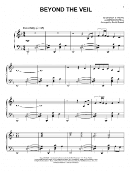 page one of Beyond The Veil (Easy Piano)
