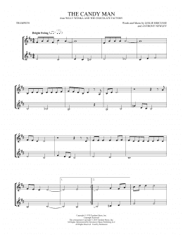 page one of The Candy Man (Trumpet Duet)