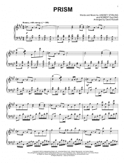page one of Prism (Piano Solo)