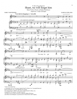 page one of Heart, We Will Forget Him (Piano & Vocal)