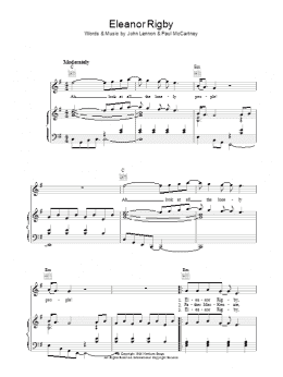 page one of Eleanor Rigby (Piano, Vocal & Guitar Chords)