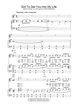 page one of Got To Get You Into My Life (Piano, Vocal & Guitar Chords)