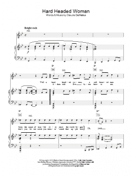 page one of Hard Headed Woman (Piano, Vocal & Guitar Chords)
