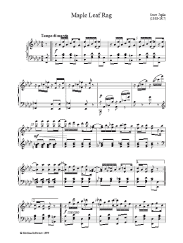 page one of Maple Leaf Rag (Piano Solo)