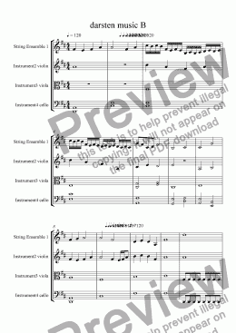 page one of Darsten Music B