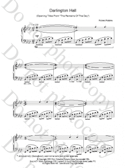 page one of Darlington Hall (Piano Solo)
