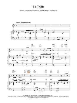 page one of Till Then (Piano, Vocal & Guitar Chords)