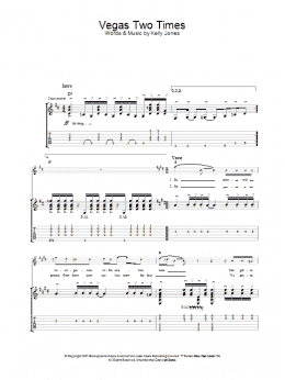 page one of Vegas Two Times (Piano, Vocal & Guitar Chords)