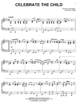 page one of Celebrate The Child (Piano Solo)