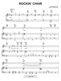 page one of Rockin' Chair (Piano, Vocal & Guitar Chords (Right-Hand Melody))
